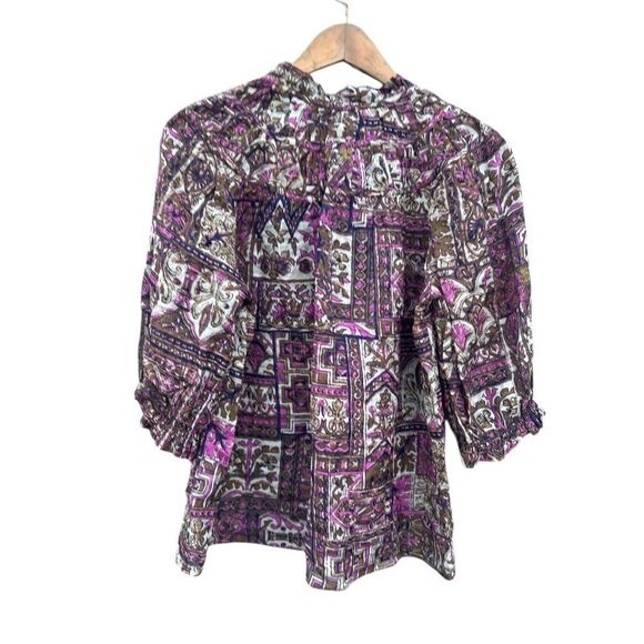 Marie Oliver Kaleidoscope Jennifer Blouse‎ size medium wearable contemporary - Picture 2 of 4